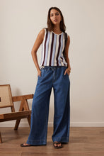 Load image into Gallery viewer, ANDIE WIDE LEG DRAWSTRING PANT - FRESH INDIGO
