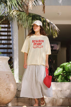 Load image into Gallery viewer, Luna Relaxed Tee -Butter/golden hour
