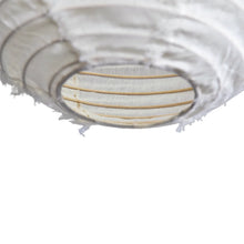 Load image into Gallery viewer, White Scalloped Linen Pendant
