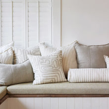 Load image into Gallery viewer, Wander Cushion - White/Natural - 50 x 50cm

