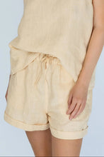 Load image into Gallery viewer, Clementine Linen Shorts - Soft Butter
