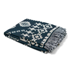 Load image into Gallery viewer, &#39;Blue Moon&#39; Woven Picnic Rug/Throw: Regular 130x160cm
