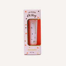 Load image into Gallery viewer, Oh Flossy Individual Natural Lip Gloss: Strawberry
