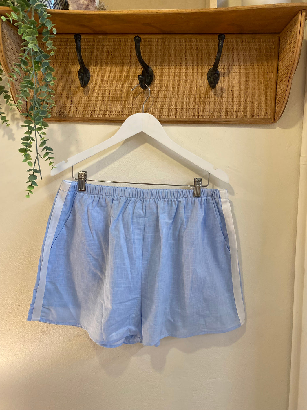 Light Blue Racer Shorts