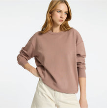 Load image into Gallery viewer, Status Anxiety - Could be nice - women&#39;s classic crew / dusty rose

