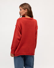 Load image into Gallery viewer, Chunky Cotton Knit – Rust
