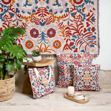 Load image into Gallery viewer, &#39;A Day In The Life&#39; Woven Picnic Rug/Throw: Regular 130x160cm
