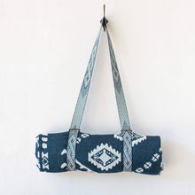 Load image into Gallery viewer, &#39;Blue Moon&#39; Woven Picnic Rug/Throw: Regular 130x160cm
