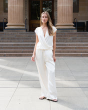 Load image into Gallery viewer, Serena Draped White Top
