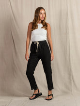 Load image into Gallery viewer, Lucio Linen Pant - Black
