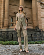 Load image into Gallery viewer, Siena Patchwork Button-Up Shirt

