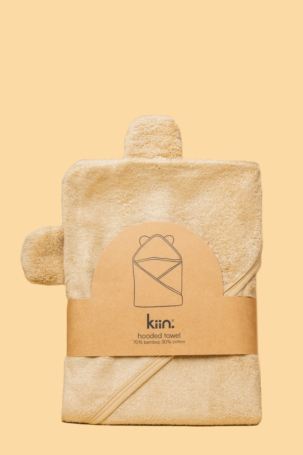 Hooded Towel: Oat