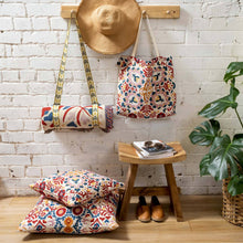 Load image into Gallery viewer, &#39;A Day In The Life&#39; Woven Picnic Rug/Throw: Regular 130x160cm
