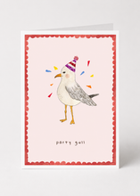 Load image into Gallery viewer, Greeting Card - Party Gull
