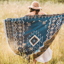 Load image into Gallery viewer, &#39;Let It Be&#39; Woven Picnic Rug/Throw: Regular 130x160cm
