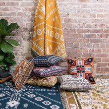 Load image into Gallery viewer, &#39;Blue Moon&#39; Woven Picnic Rug/Throw: Regular 130x160cm
