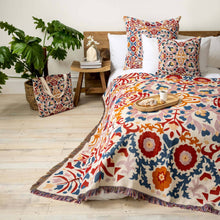 Load image into Gallery viewer, &#39;A Day In The Life&#39; Woven Picnic Rug/Throw: Regular 130x160cm
