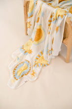 Load image into Gallery viewer, Organic Muslin Swaddle - Sunny Day (Limited Edition): Sunny Day
