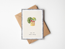 Load image into Gallery viewer, Greeting Card - You, me and a margi
