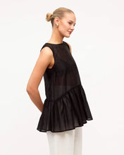 Load image into Gallery viewer, Sia Sheer Peplum Top

