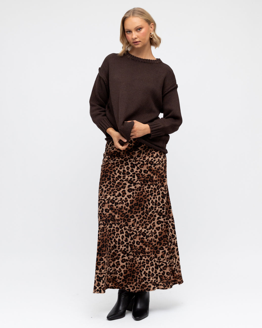Leona Leopard Skirt