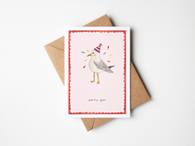 Load image into Gallery viewer, Greeting Card - Party Gull

