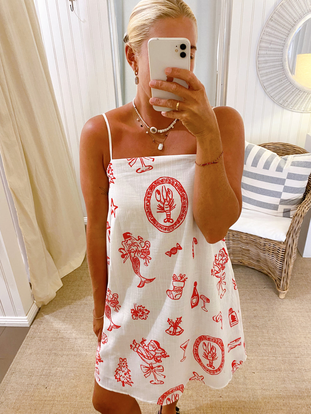 Christmas Slip Dress