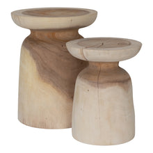 Load image into Gallery viewer, AKONI SIDE TABLES - NATURAL

