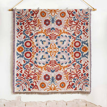 Load image into Gallery viewer, &#39;A Day In The Life&#39; Woven Picnic Rug/Throw: Regular 130x160cm
