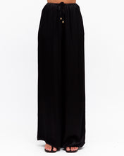 Load image into Gallery viewer, Celeste Satin Wide-Leg Pants – Black
