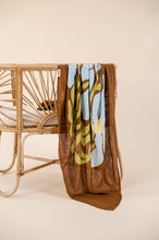 Load image into Gallery viewer, Organic Muslin Swaddle - Fleur Umber (Limited Edition): Fleur - Umber
