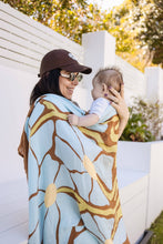 Load image into Gallery viewer, Organic Muslin Swaddle - Fleur Umber (Limited Edition): Fleur - Umber
