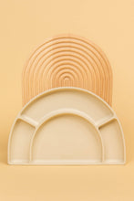 Load image into Gallery viewer, Silicone Divided Plate: Tan
