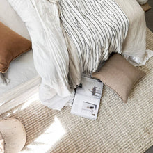 Load image into Gallery viewer, Vincent White Wash Jute: Oversized mat
