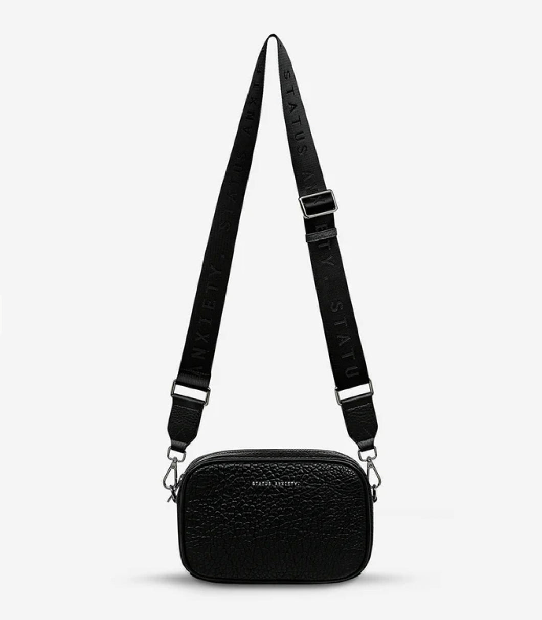 Status Anxiety - plunder with webbed strap - black bubble
