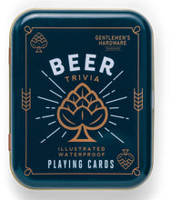 Load image into Gallery viewer, Gentleman’s hardware - Beer trivia playing cards
