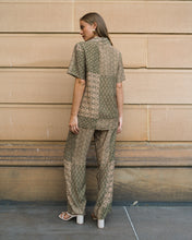 Load image into Gallery viewer, Siena Patchwork Button-Up Shirt
