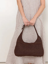 Load image into Gallery viewer, Rita Woven Bag - Chocolate
