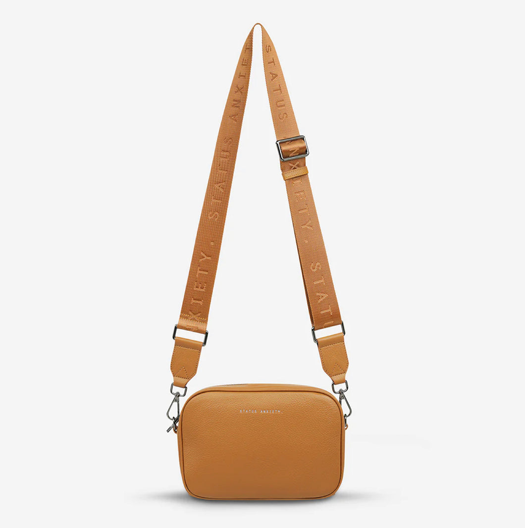 Status Anxiety - plunder with webbed strap - tan