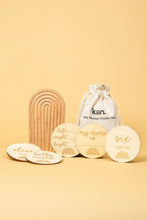 Load image into Gallery viewer, Baby Milestone Wooden Discs
