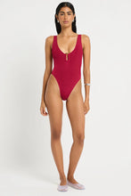Load image into Gallery viewer, BOND-EYE - MARA RING ONE PIECE - WINE SHIMMER

