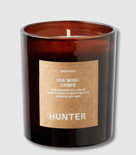 Load image into Gallery viewer, Hunter candle- ANGUS / OAK MOSS + AMBER

