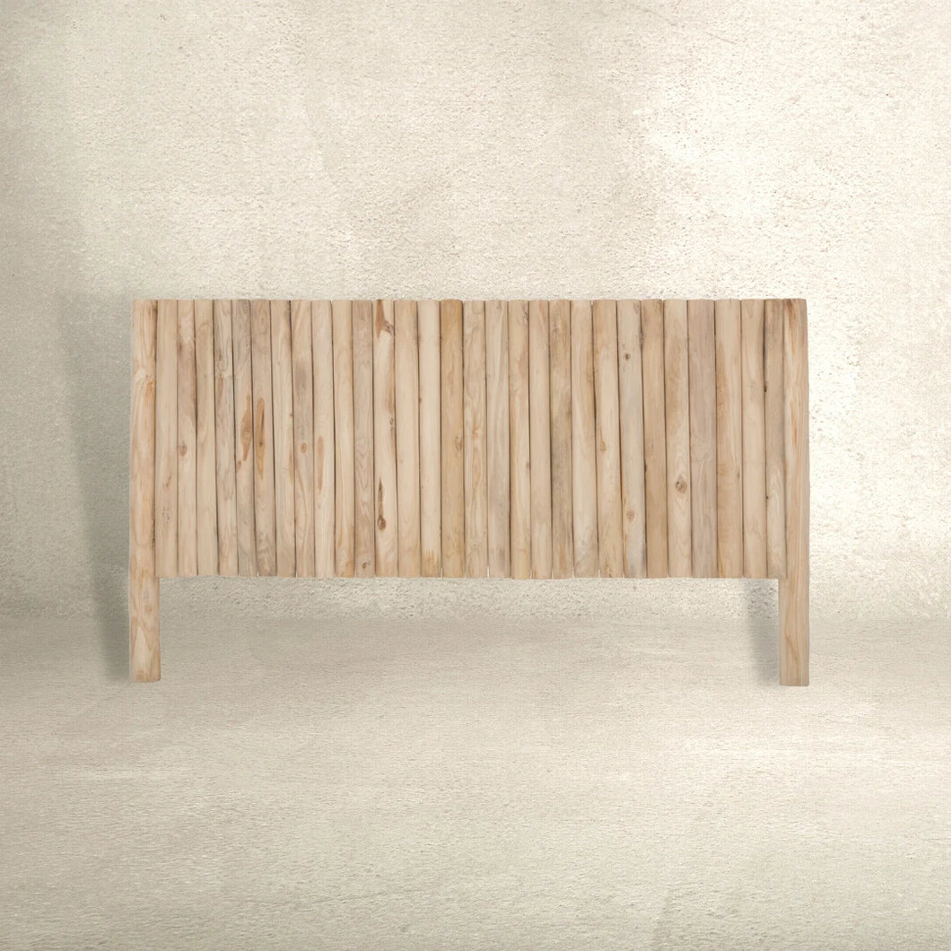 TAKKE | NATURAL TEAK BEDHEAD