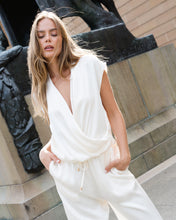 Load image into Gallery viewer, Serena Draped White Top
