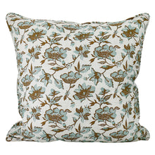 Load image into Gallery viewer, Java Oak Celadon linen cushion
