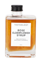 Load image into Gallery viewer, Tasteology- Rose and Elderflower syrup
