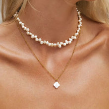 Load image into Gallery viewer, Fortuna Mother of Pearl Necklace
