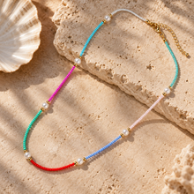 Load image into Gallery viewer, Fiesta Pearl Necklace
