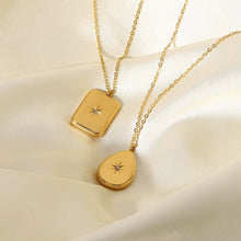 Load image into Gallery viewer, Starburst Rectangle Pendant
