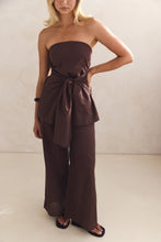 Load image into Gallery viewer, Strapless Tie-Front Set
